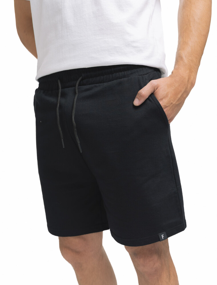 Short de Felpa French Terry SR-24 Negro