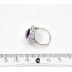 Anillo En Oro Blanco 18K Con Brillantes E Importante Amatista Anillo En Oro Blanco 18K Con Brillantes E Importante Amatista