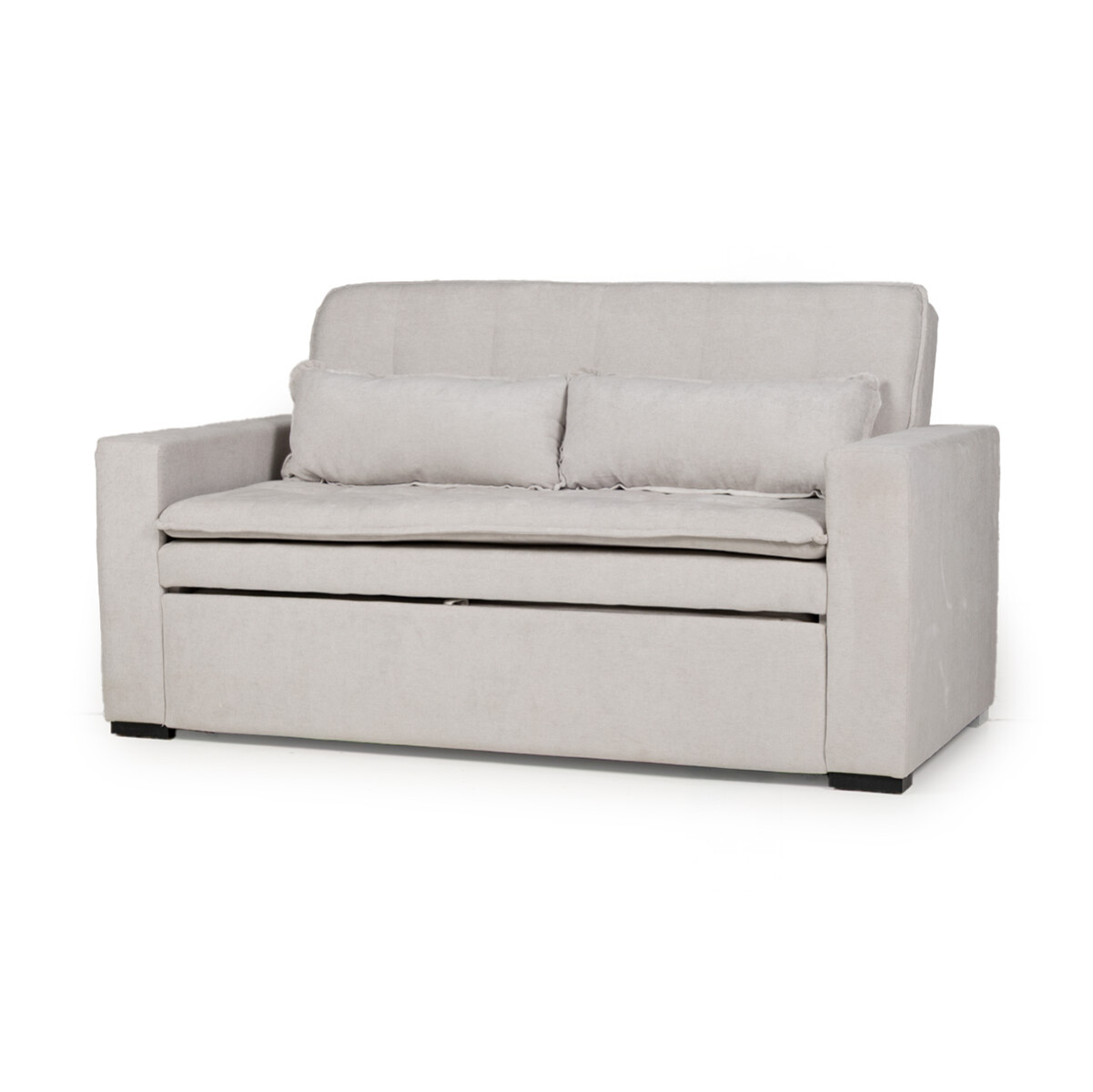 Sofá Cama Londres - Tela Microfibra - TC1009 (Plata) 