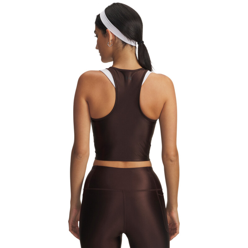 UA Motion Shine Tank-BLU BRN-246