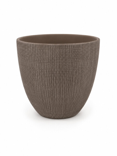 MACETA DECORATIVA MARRON