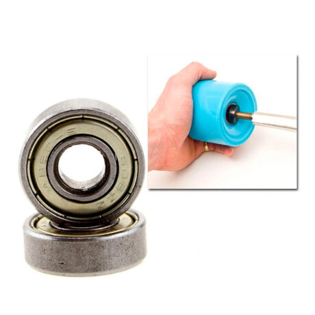 Set x10 Ruleman Blindado Abec7 608z Ruedas Patín Roller Skate Rod000106