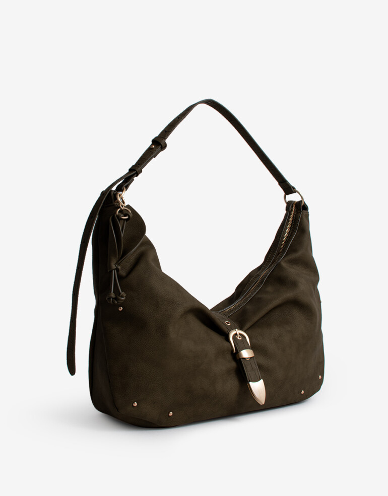 Saca Cartera Saca Con Hebilla - Verde Medio