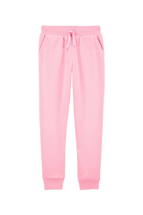Pantalón deportivo de algodón, rosado Sin color