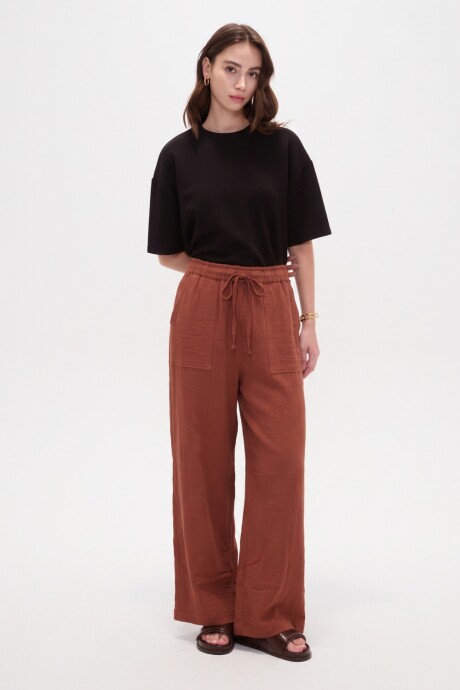 Pantalon Ravenea Terracota