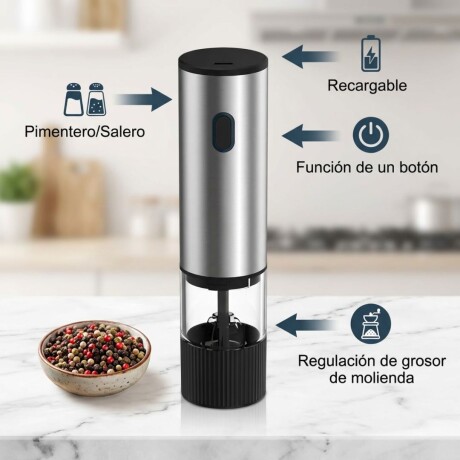 Salero Pimentero Eléctrico Klasse | Recargable Salero Pimentero Eléctrico Klasse | Recargable