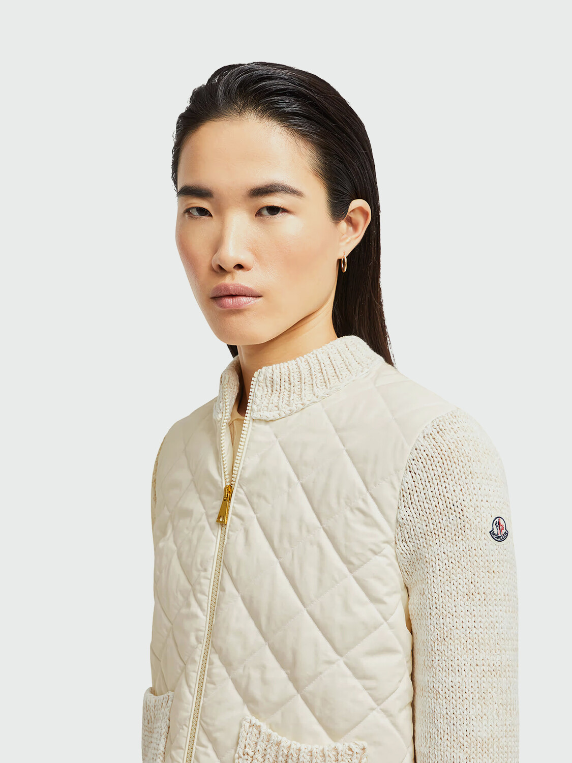 Sudadera de Algodón Tricot Blanco