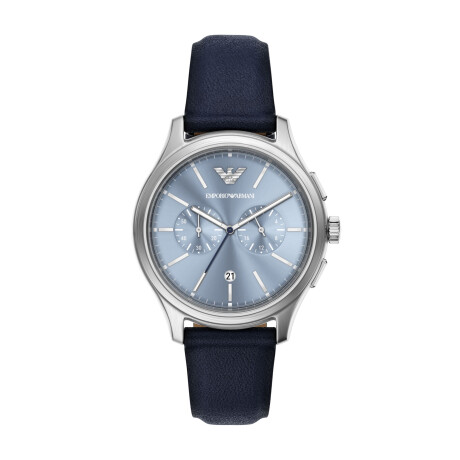 Reloj EMPORIO ARMANI DARIO Cuero Azul Esfera 42mm 0