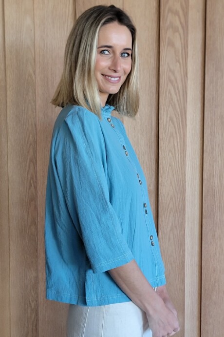 Camisa Carlotta 2.0 Tourquesa