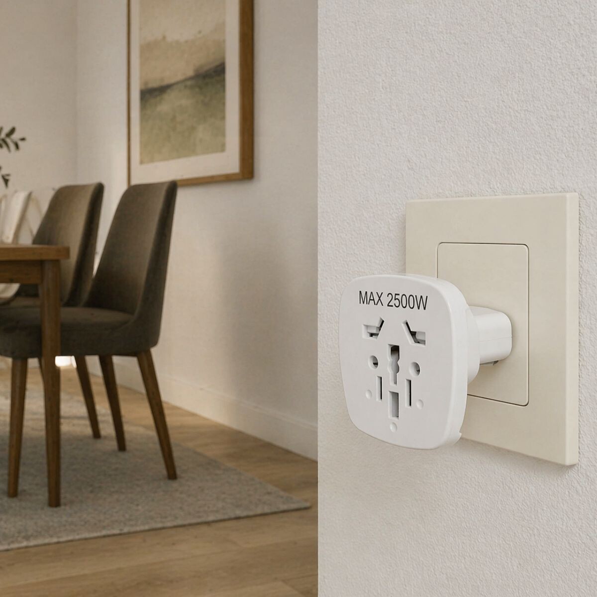 ADAPTADOR MULTIFORMA FICHA SCHUKO VIVION CONATEL Adaptador Multiforma Ficha Schuko Vivion Conatel