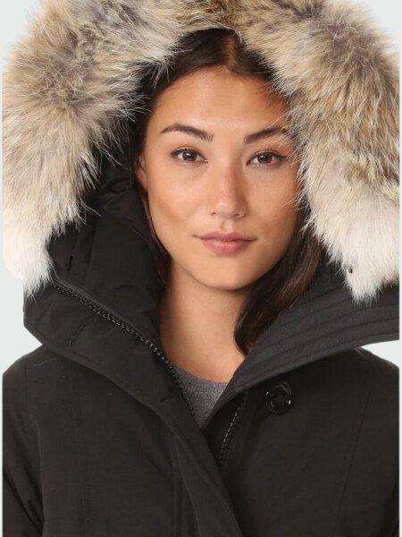 Canada Goose -Chaqueta con capucha, Rossclair Parka Negro