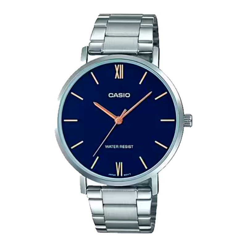 Reloj Casio para Caballero Analógico MTP-VT01D-2BUDF Reloj Casio para Caballero Analógico MTP-VT01D-2BUDF