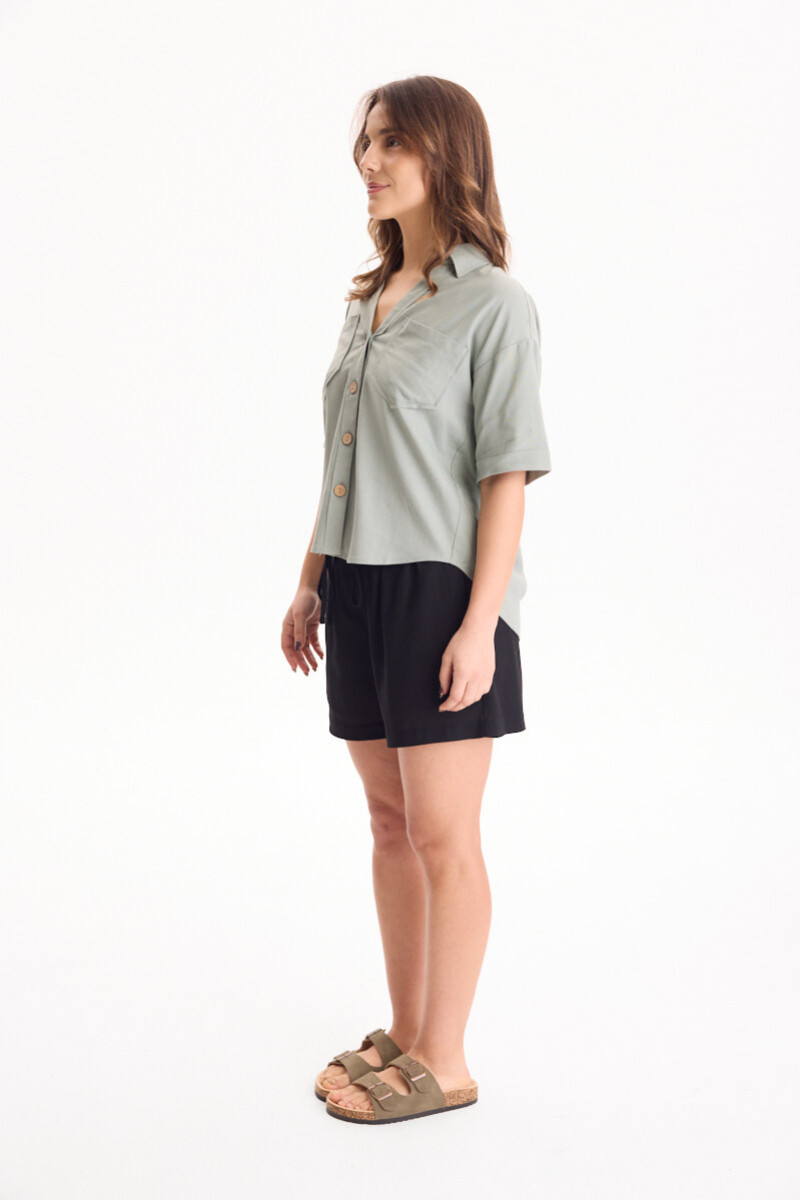 Camisa Amalfi Verde Oliva