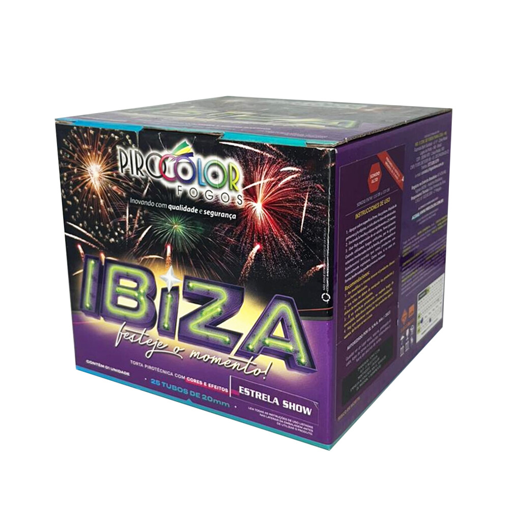 TORTA IBIZA ESTRELLA SHOW 25 TIROS TORTA IBIZA ESTRELLA SHOW 25 TIROS