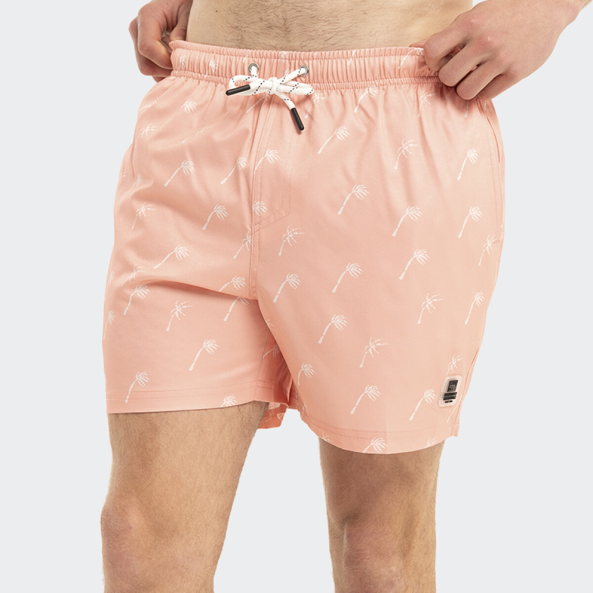 Short Reef Swim Estampado - Rosa 