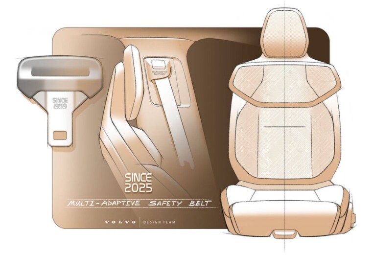 Tecnología que salva vidas: Volvo presenta un cinturón de seguridad multidimensional