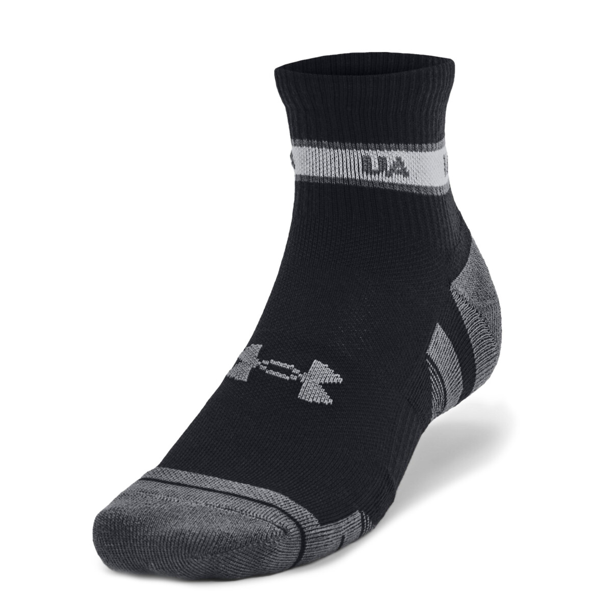 Medias Under Armour Performance Tech x3 - Negro - Gris 