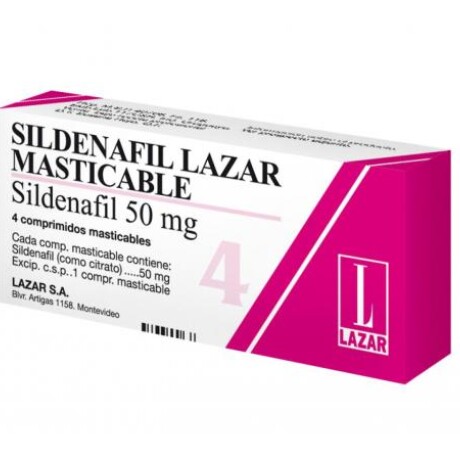 Sildenafil Lazar 4 Comprimidos Masticables Sildenafil Lazar 4 Comprimidos Masticables