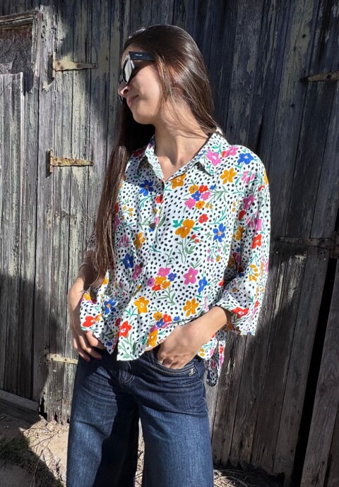 Camisa Flora Estampado floral