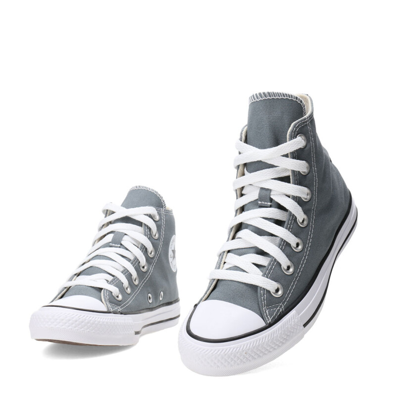 Championes Unisex Converse Ctas Hi Chuck Taylor All Star Gris