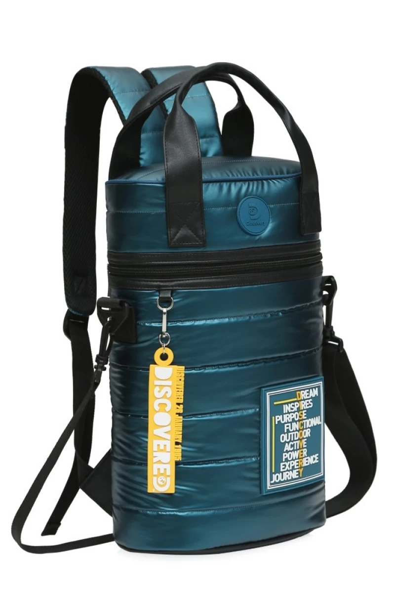 Mochila matera puffer Azul