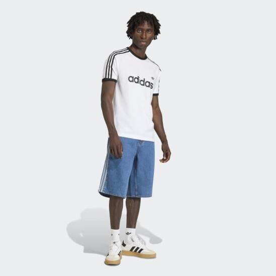 Short Adidas Vaquero Firebird Adicolor Azul