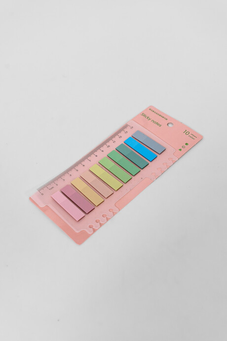 Post It Arcoiris, X10 Colores. Mix Color Unico