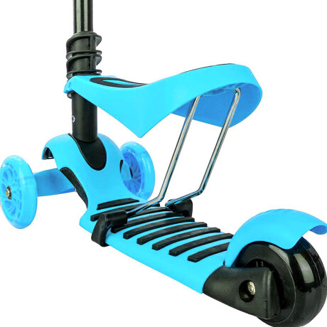Monopatin Tripatín Buggy Infantil C/ Asiento Y Guía Azul