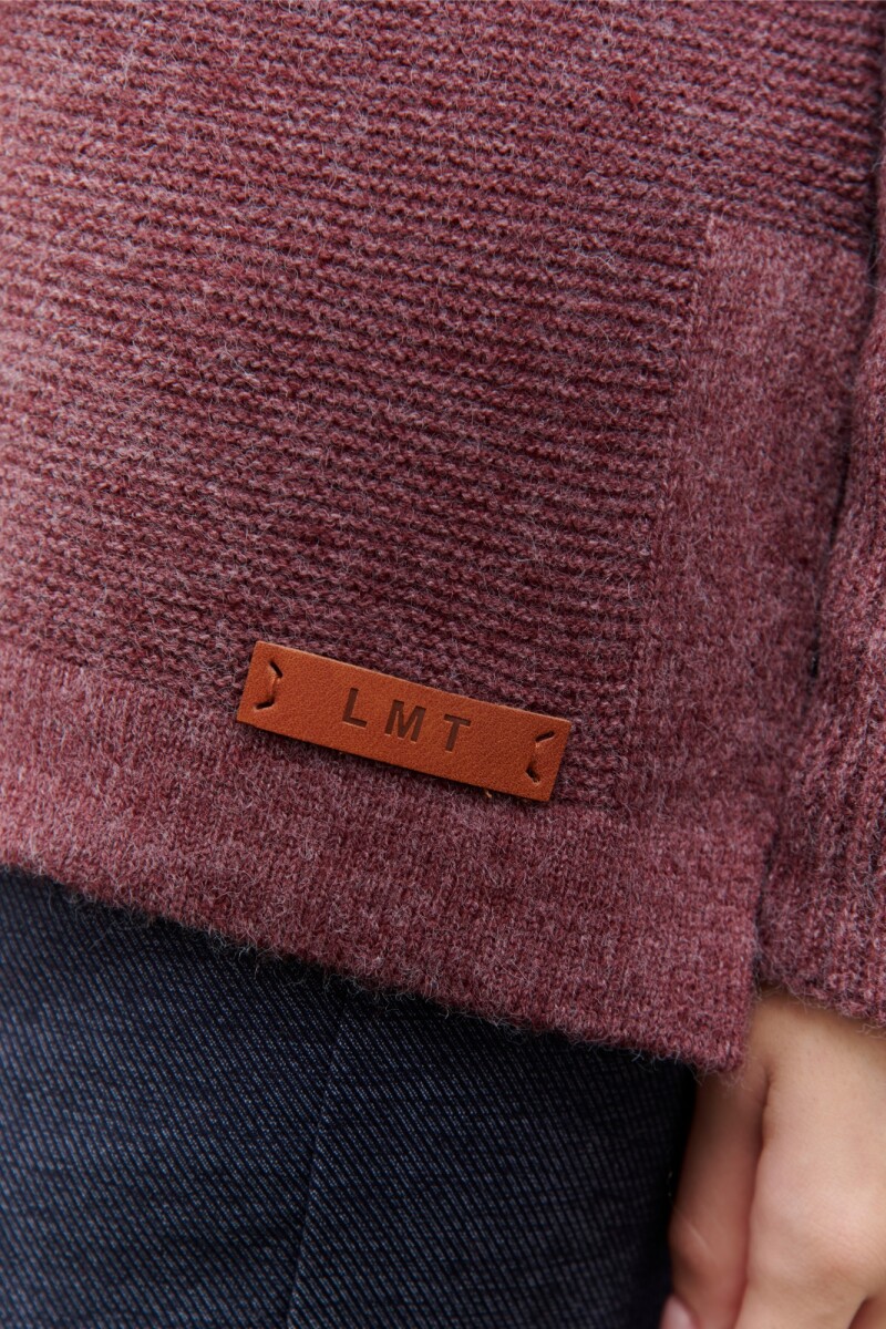 POLERA WINE BURDEOS