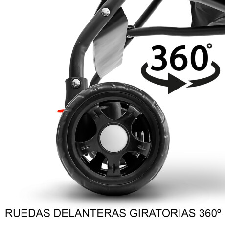 Coche Paragüita Bebé Expert Kids Liviano Con Accesorios Negro