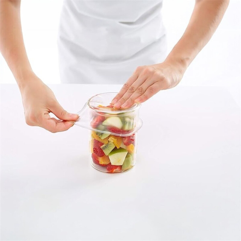 Tapa Extensible de Silicona Para Frascos