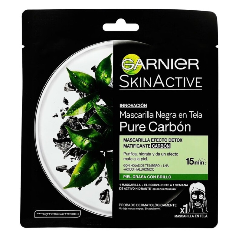 Máscara Garnier Skinactive Carbón Máscara Garnier Skinactive Carbón