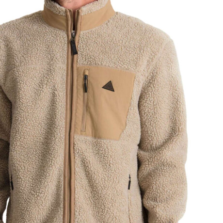 Campera Roark Campover Fleece Zip Beige