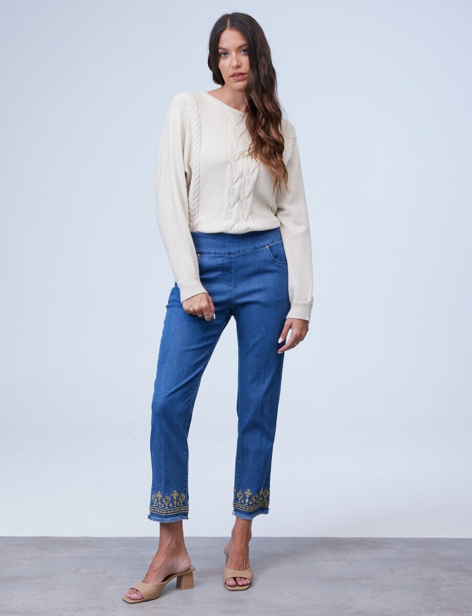 Jegging Bordada - Jean 