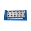 JUEGO DADOS Y BITS 1/4" X 24 PIEZAS TRAMONTINA Juego Dados Y Bits 1/4" X 24 Piezas Tramontina