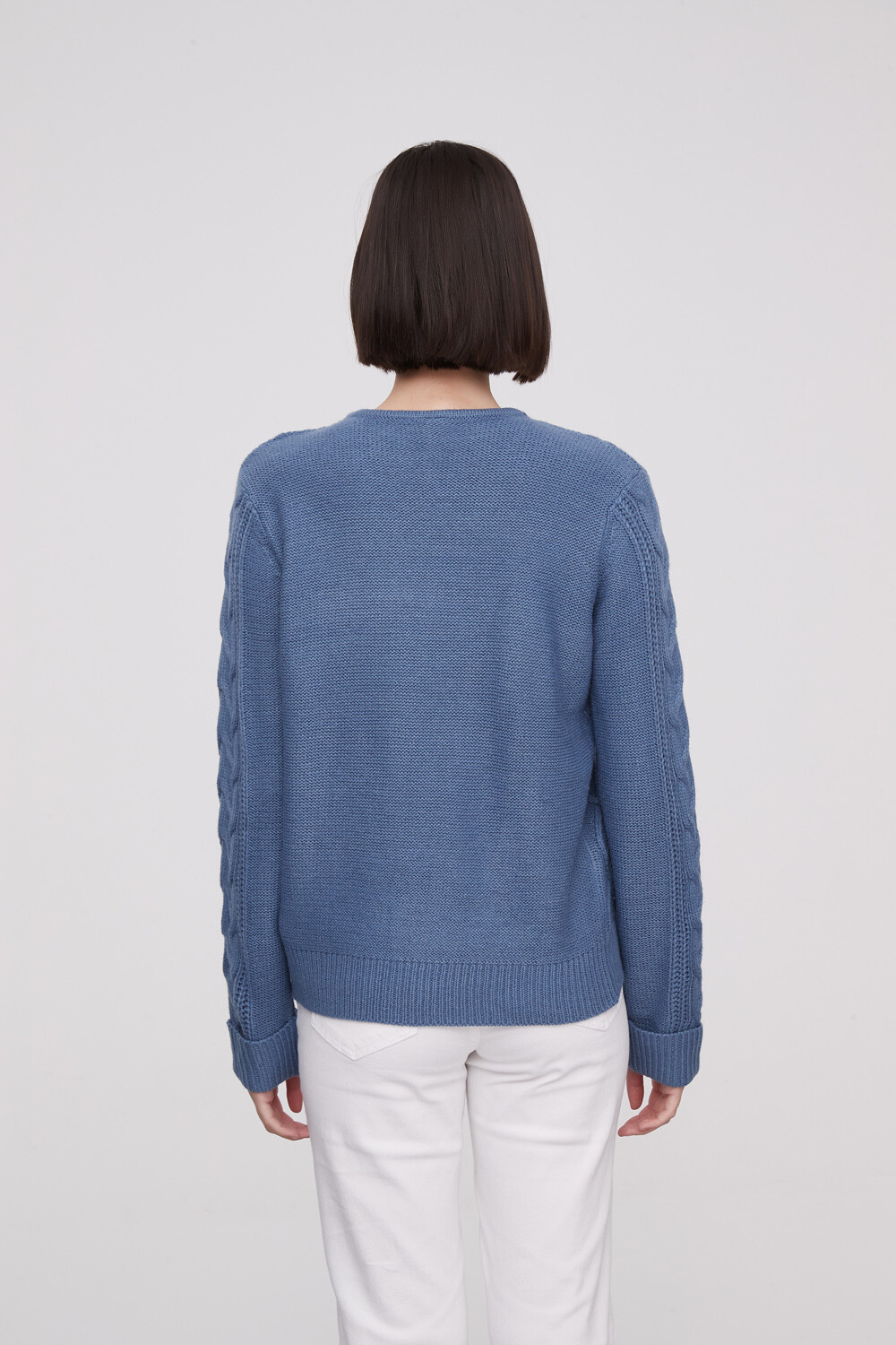 Sweater Focio Azul Grisaceo