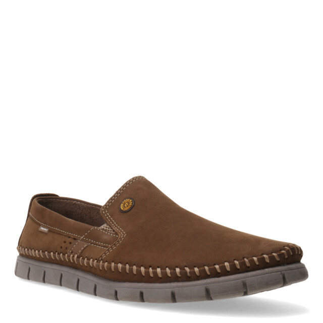 Zapato de Hombre Freeway Rutero Casual Marrón Alga (Nobuk)