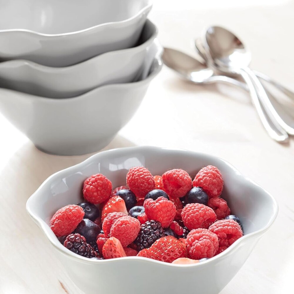 PORTMEIRION S CONRAN FLORET BOWLS MULTIUSO SET X4 GRIS PORTMEIRION S CONRAN FLORET BOWLS MULTIUSO SET X4 GRIS