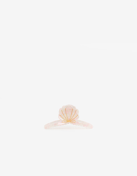 Broche Acrilico Broche Acrílico Caracol Marino - Combinacion Bicolor