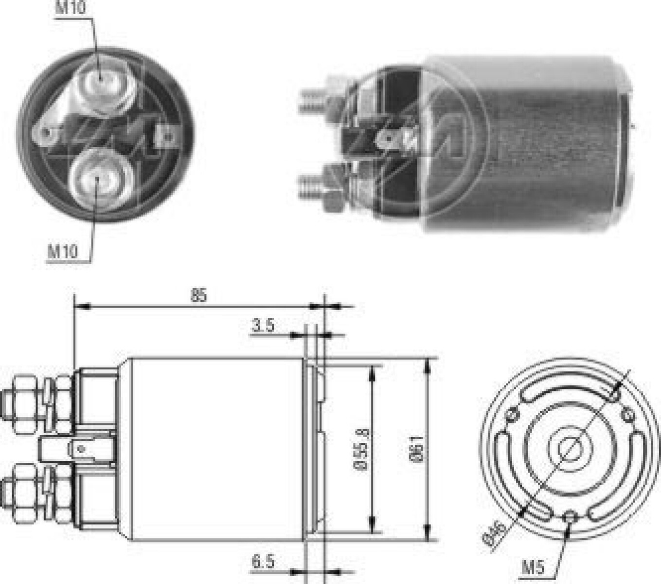 AUTOMATICO DE ARRANQUE - MARELLI 24V FIAT TRUCK ZM 