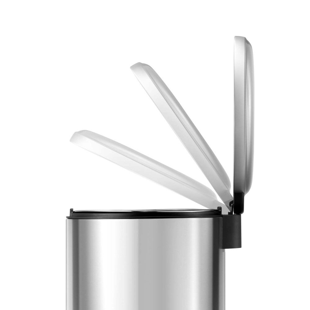 PAPELERA ACERO-INOXIDABLE GRIS EK9118MT