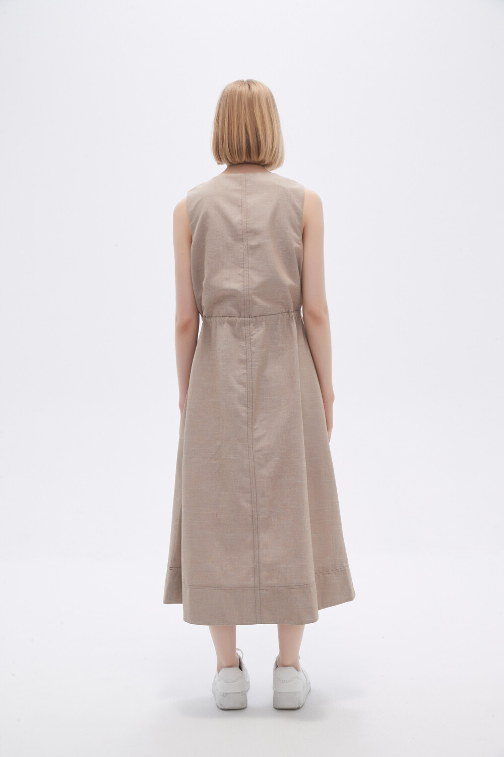 Vestido Mexal Beige Oscuro