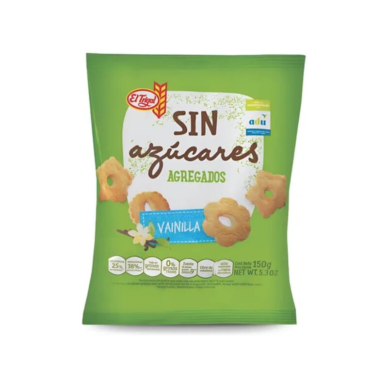 GALL.EL TRIGAL S/AZUCAR VAINILLA 150G Gall.el Trigal S/azucar Vainilla 150g