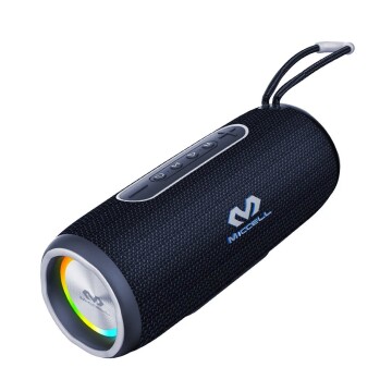 Parlante Bluetooth Portátil Miccell SP40 Recargable Luz RGB Variante Color Azul