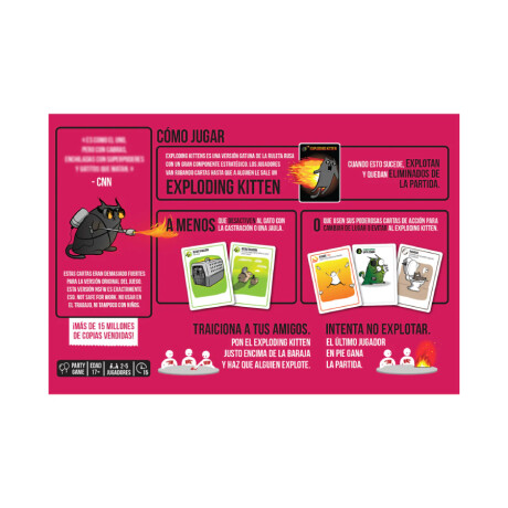 Exploding Kittens Edicón NSFW +18 (Pink) Exploding Kittens Edicón NSFW +18 (Pink)