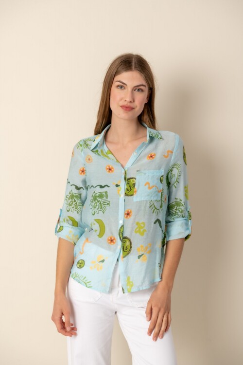 Camisa estampada San Bou