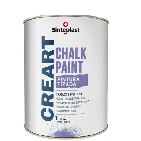 Esmalte Tizado Creart 1L Celeste Envejecido Sinteplast