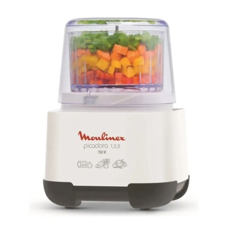 Picadora 1-2-3 Moulinex | 5 en 1 | Corta, pica, tritura, ralla y semibate | Cuchillas de titanio Powelix. Picadora 1-2-3 Moulinex | 5 en 1 | Corta, pica, tritura, ralla y semibate | Cuchillas de titanio Powelix.