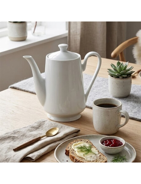 TETERA 1L CON PICO BLANCA PORCELANA SELECTA TETERA 1L CON PICO BLANCA PORCELANA SELECTA