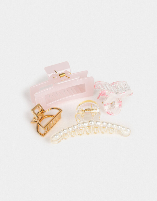 Broches Sets Con perlas Set De Broches - Combinacion Tricolor